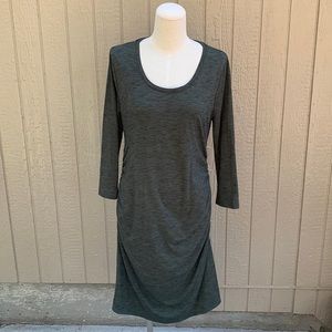 Liz Lange Maternity, Heathered forest green long sleeve dress